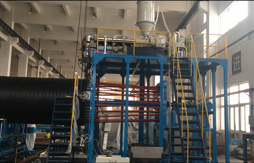 Didelio skersmens HDPE apvijos vamzdžių gamyba